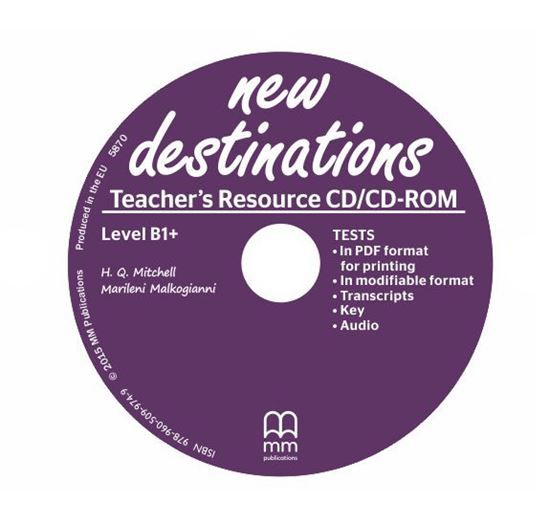 Εικόνα από Teacher's Resource Pack CD-ROM NEW DESTINATIONS B1+ 