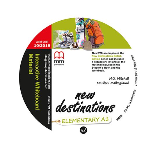 Εικόνα από DVD NEW DESTINATIONS Elementary Interactive Whiteboard Material PACK 