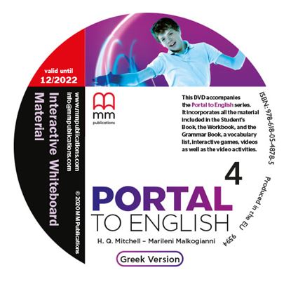 Εικόνα της DVD Interactive Whiteboard Material PORTAL TO ENGLISH 4 (V.2) 