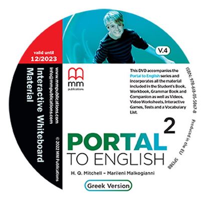 Εικόνα της Interactive Whiteboard Material PORTAL TO ENGLISH 2 DVD (V.4) 