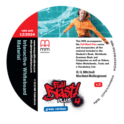 Εικόνα της FULL BLAST PLUS 4 Interactive Whiteboard Material DVD (V.3) 